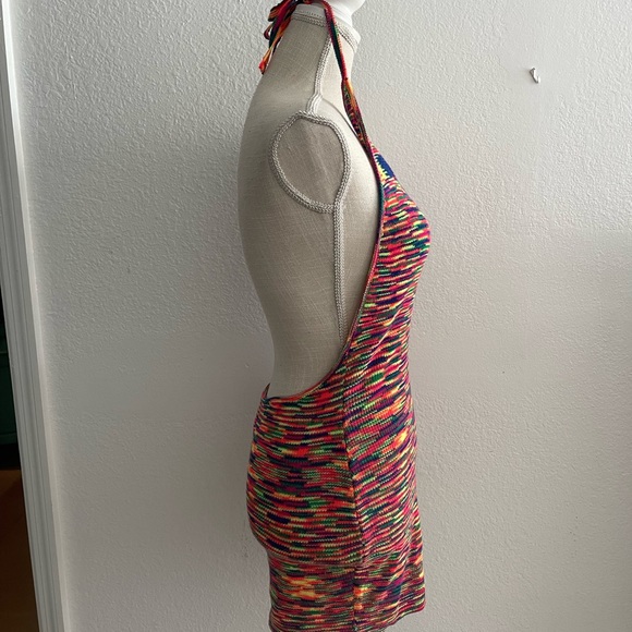 Princess Polly Multi color backless dress - Picture 2 of 4